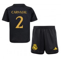 Real Madrid Daniel Carvajal #2 3rd trikot Kinder 2023-24 Kurzarm (+ Kurze Hosen)